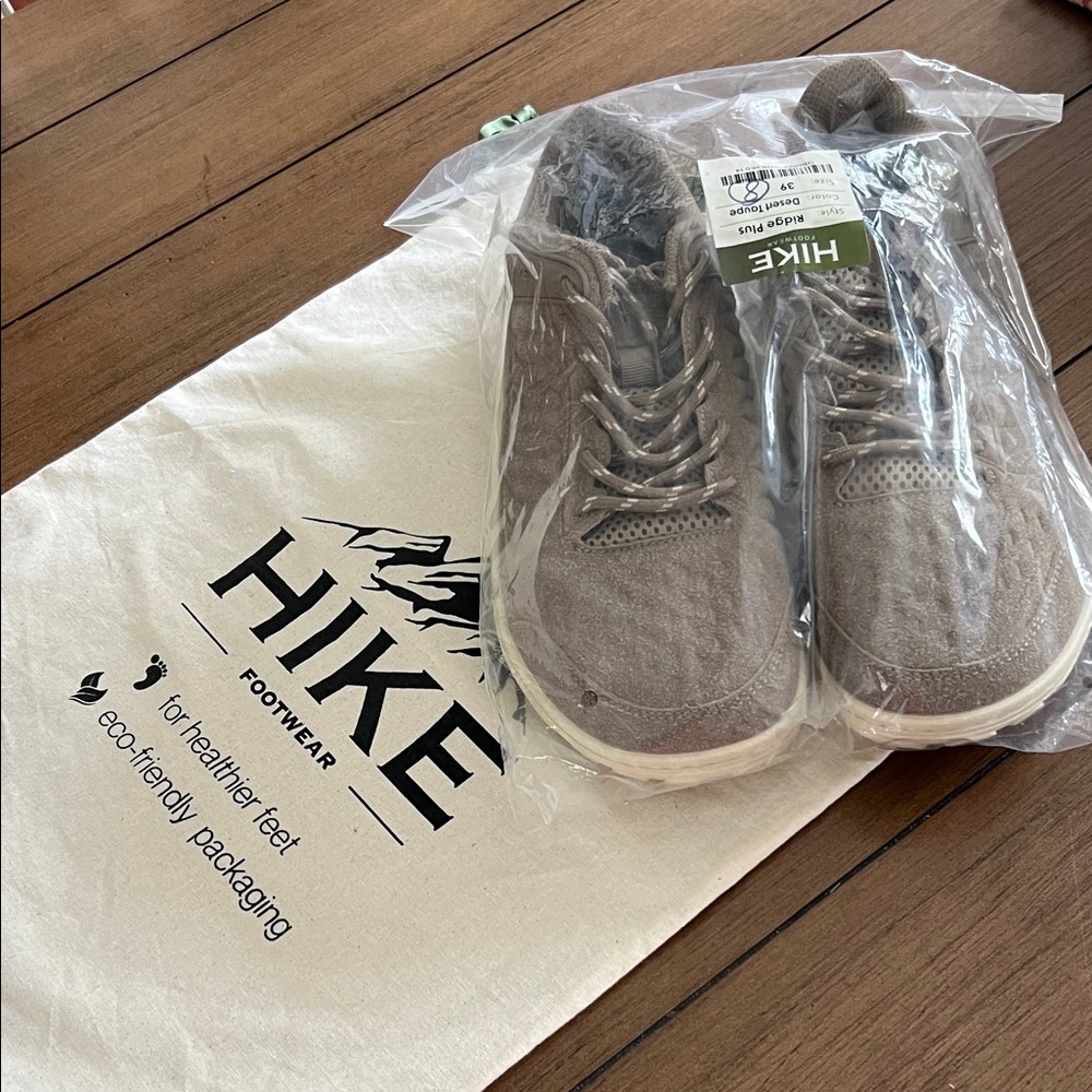 HIKE Women's Brown Suede Casual Sneakers